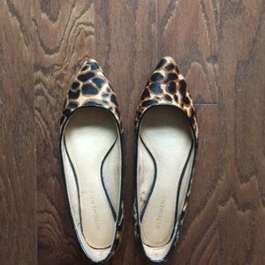 Animal print flats